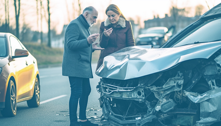 dos personas discutiendo porque no saben que es la concurrencia de culpas 